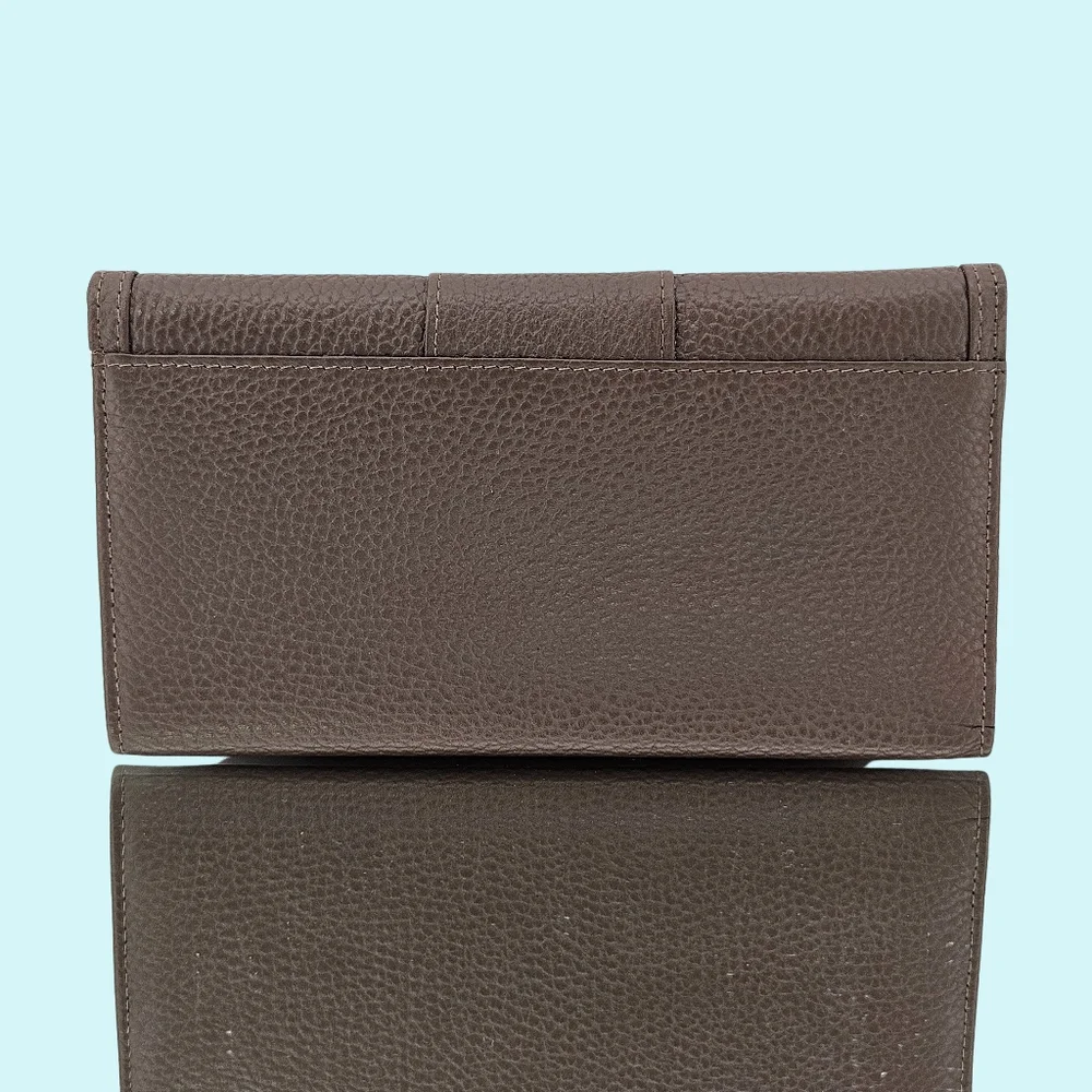 Corder London Wallet Brown Tan Leather Flap Over Wallet Minimalist Gift